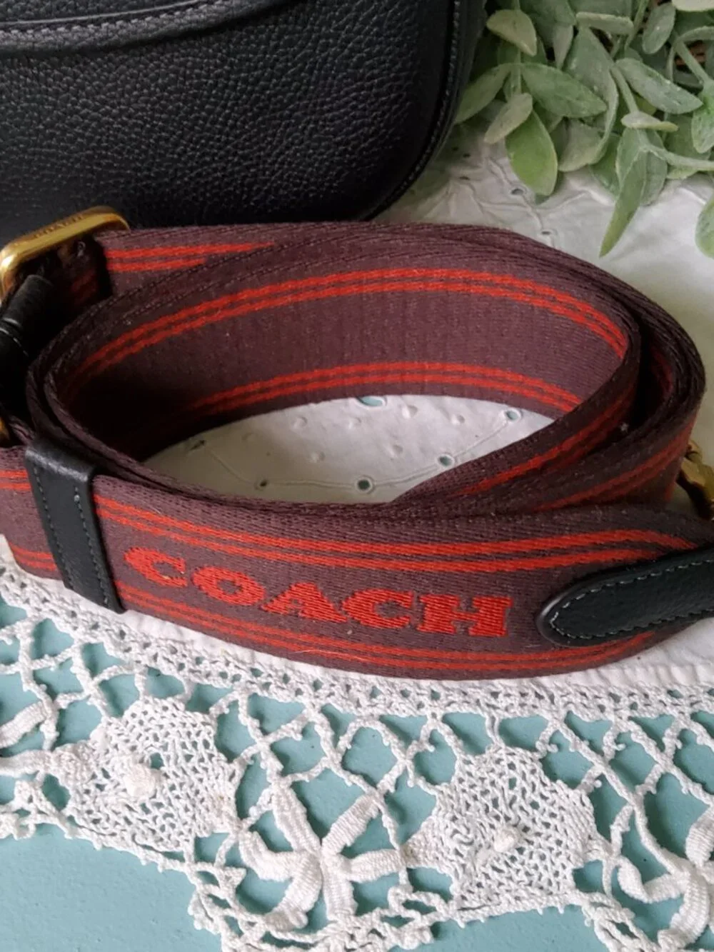 Like New Coach Willow Saddle Bag in Black CA094